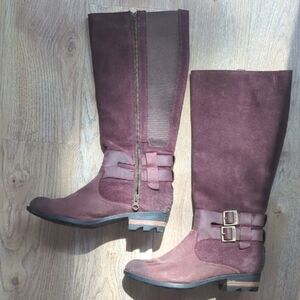 Sorel Lolla Tall Waterproof Side Zip Knee high Riding Boots, Size 8.5